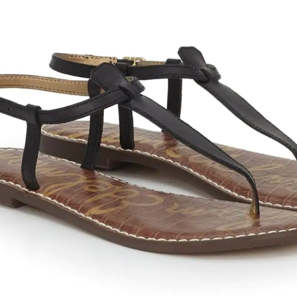 GIGI BLACK THONG SANDAL Sam Edelman
